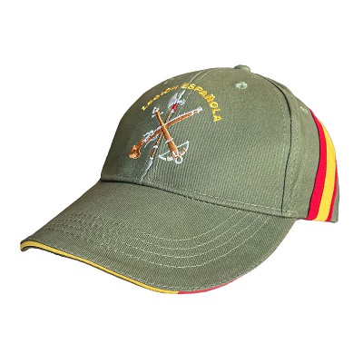 GORRA VERDE SARGA EMBLEMA LEGIÓN 5