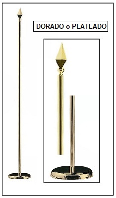 MSTIL PARA DESPACHO DORADO o PLATEADO