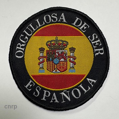 PARCHE BORDADO ORGULLOSA DE SER ESPAOLA